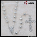 10mm round metal bead accessory catholic rosary